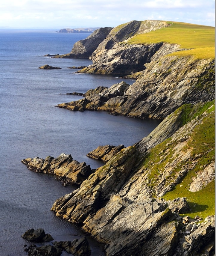 The Shetland Islands in Scotland are desolate and ruggedly beautiful.